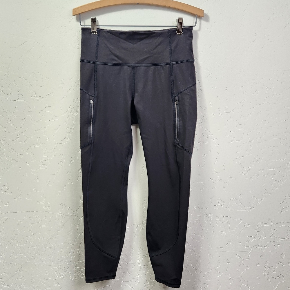 ATHLETA || Black Ankle Cropped Leggings - Picture 1 of 10